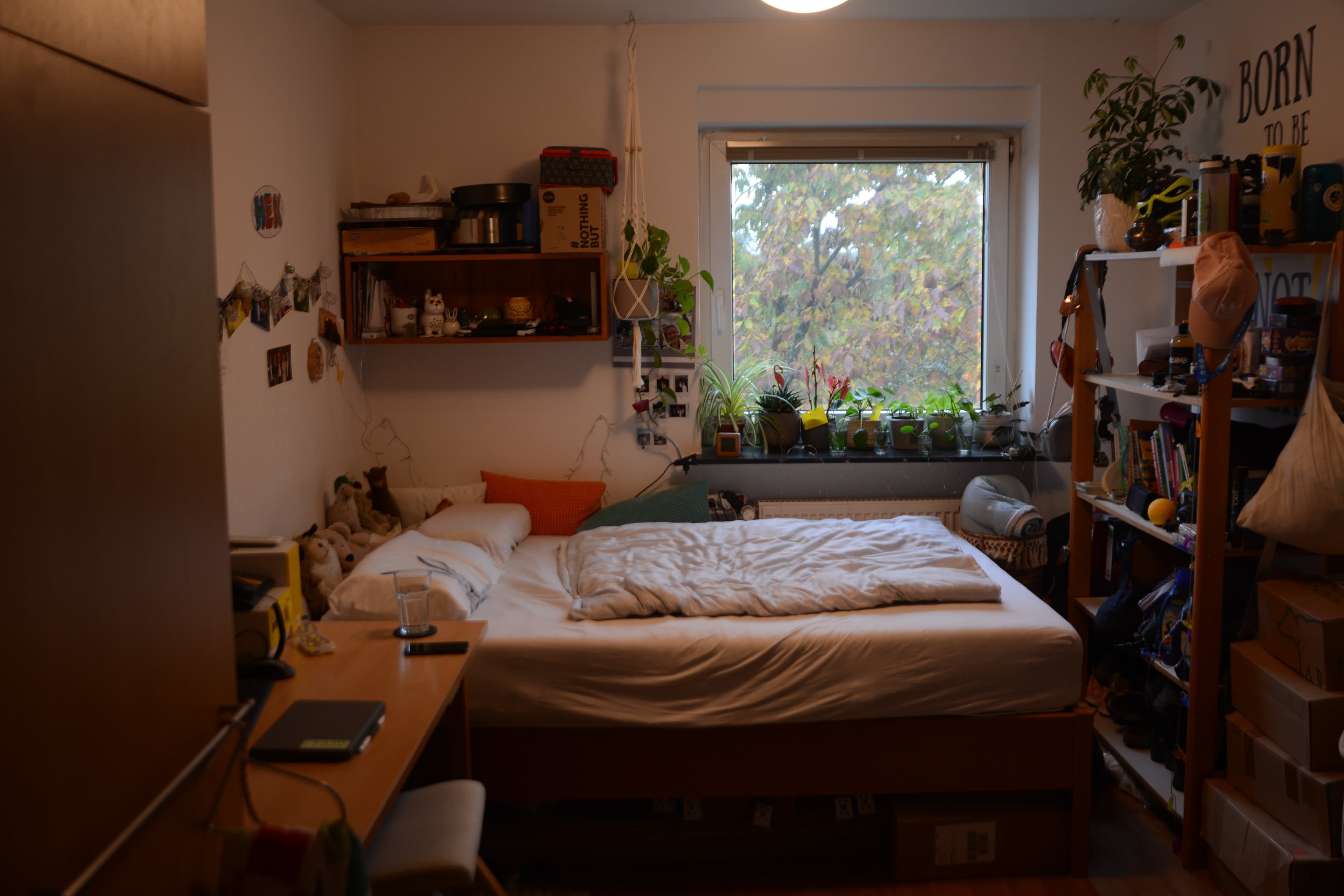 Ein eingerichtetes 12qm Zimmer